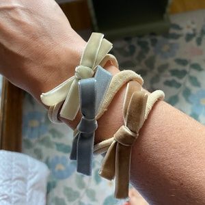 Shop Acre Velvet Infant Hair Bows